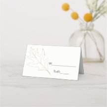 Boda de la hoja de roble de otoño