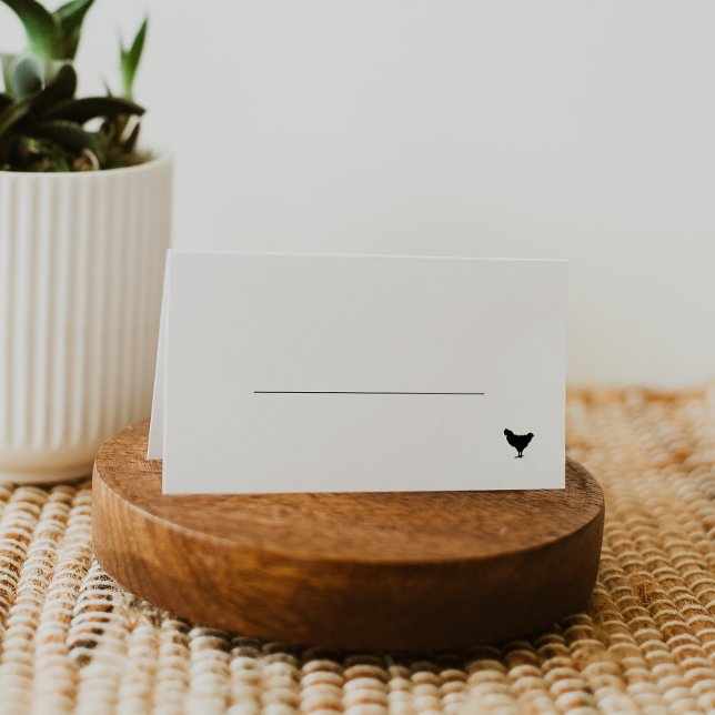 Tarjeta De Asiento Boda de la opción de la carne de pollo (Subido por el creador)