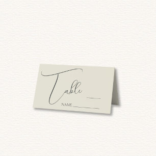 Tarjeta De Asiento Boda de las cáscaras de ostión