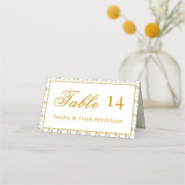 Tarjeta De Asiento Boda de los azulejos