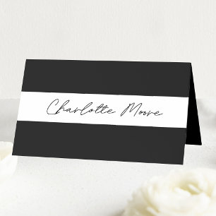 Tarjeta De Asiento Boda de nombres de invitados de escritura masiva n