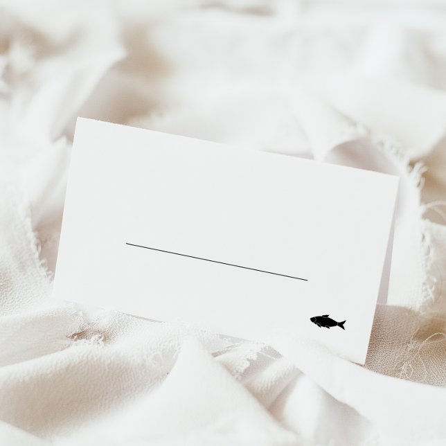 Tarjeta De Asiento Boda de opción de comida para peces (Subido por el creador)