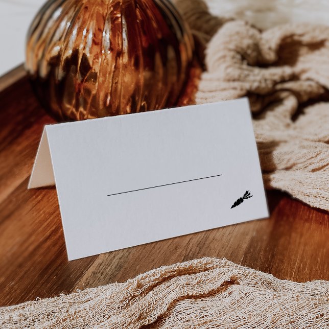 Tarjeta De Asiento Boda de opción vegetariana para comidas (Subido por el creador)