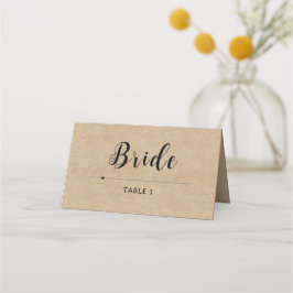 Tarjeta De Asiento Boda de papel ruso