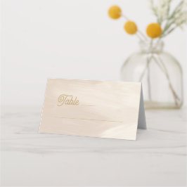Tarjeta De Asiento Boda de Rosa Pastel