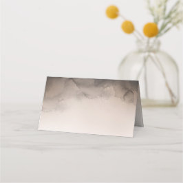 Tarjeta De Asiento Boda de tinta oscura