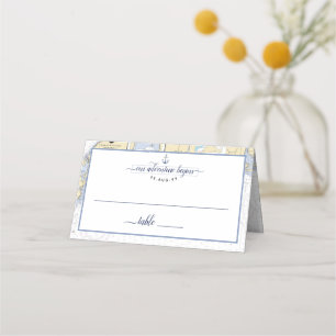 Tarjeta De Asiento Boda/evento de anclaje de gráfico naumático autént