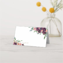 Boda floral acuarela burgundy oro blanco