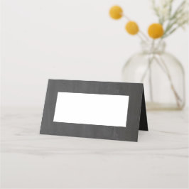 Tarjeta De Asiento Boda gris de pizarra. Pizarra moderna simple