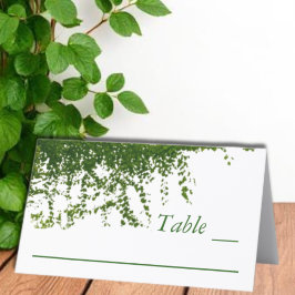 Tarjeta De Asiento Boda Hanging Ivy Greenery