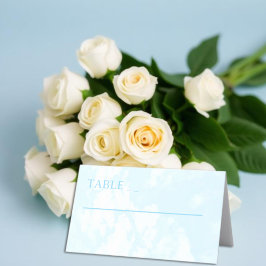 Tarjeta De Asiento Boda hecha en el cielo