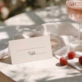 Tarjeta De Asiento Boda manuscrita extravagante