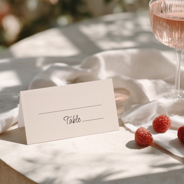 Tarjeta De Asiento Boda manuscrita extravagante (Subido por el creador)
