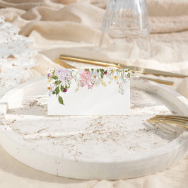 Tarjeta De Asiento Boda Meadow Wildflowers