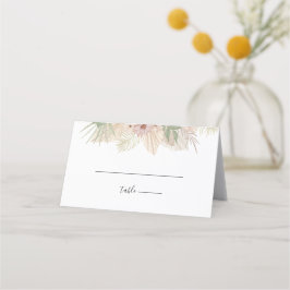 Tarjeta De Asiento Boda mínimo de Boho Floral