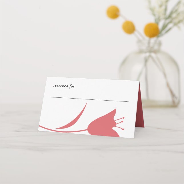 TARJETA DE ASIENTO BODA MOD WINE TULIP (Anverso)