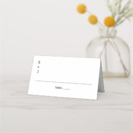 Tarjeta De Asiento Boda moderno