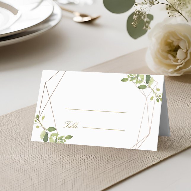 Tarjeta De Asiento Boda personalizado de la energía geométrica modern (Subido por el creador)