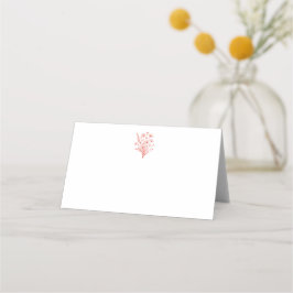 Tarjeta De Asiento Boda Place cards-Wildflower Elegance