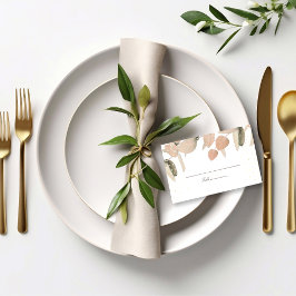 Tarjeta De Asiento Boda Purpurina clásico de Rubor Eucalyptus
