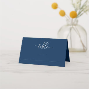 Tarjeta De Asiento Boda Romántico Elegancia Nombre de invitado