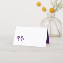 Boda Secret Garden Purple Floral Lovebirds