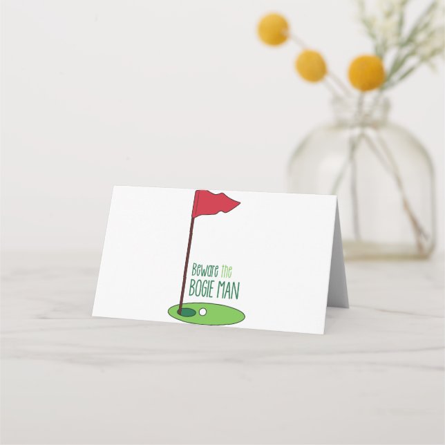 Tarjeta De Asiento Bogie Man (Anverso)