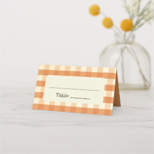 Tarjeta De Asiento Boho Retro Groovy Boda de onda colorida