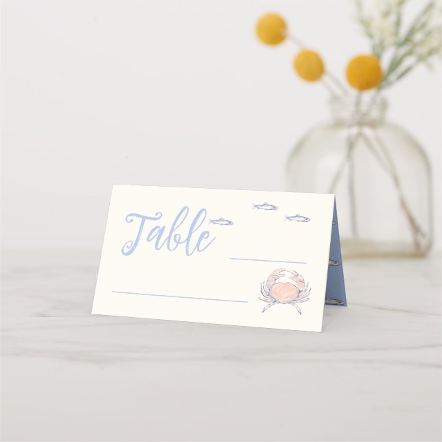 Tarjeta De Asiento brisa marina (Anverso)