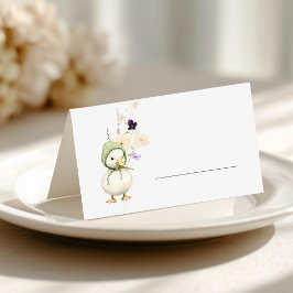 Tarjeta De Asiento Bufet de relleno de ganso pequeño