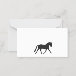 Tarjeta De Asiento Caballo de Dressage