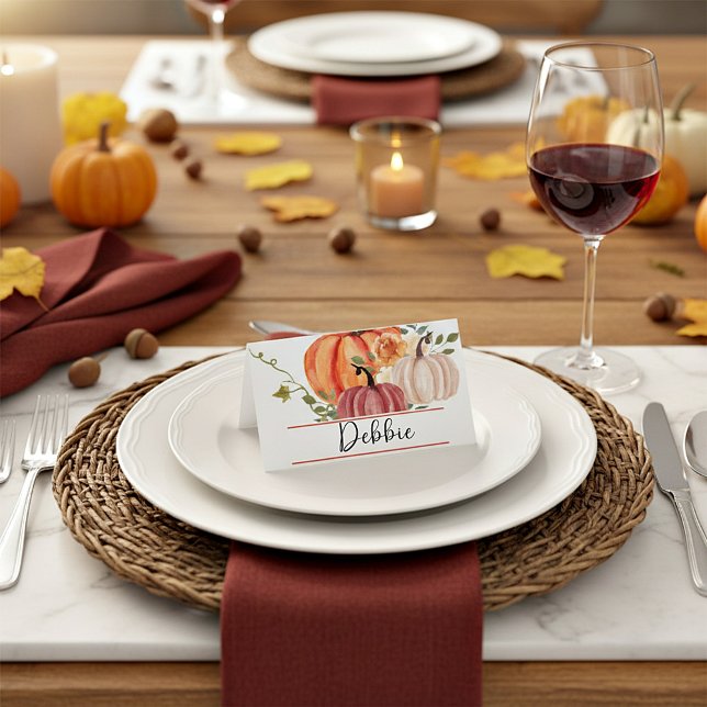 Tarjeta De Asiento Calabazas acuáticas (Subido por el creador)