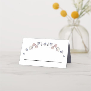Tarjeta De Asiento Calor escocés suave - Corazón Boda