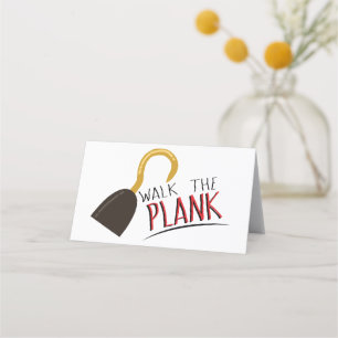 Tarjeta De Asiento ¡Camina Por El Plano!