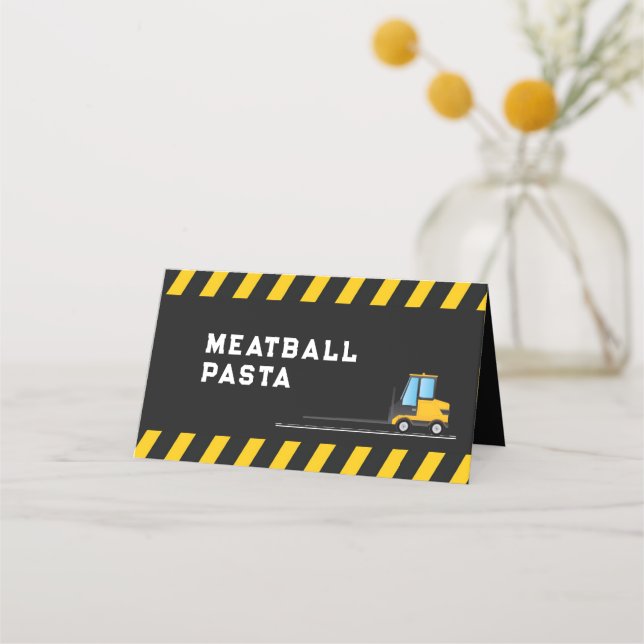 Tarjeta De Asiento Camiones de volcado de construcción Tiendas de com (Reverso)