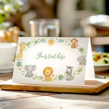 Carpa de comida de cumpleaños de animales de la ju