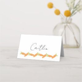 Tarjeta De Asiento Carrots Place Cards