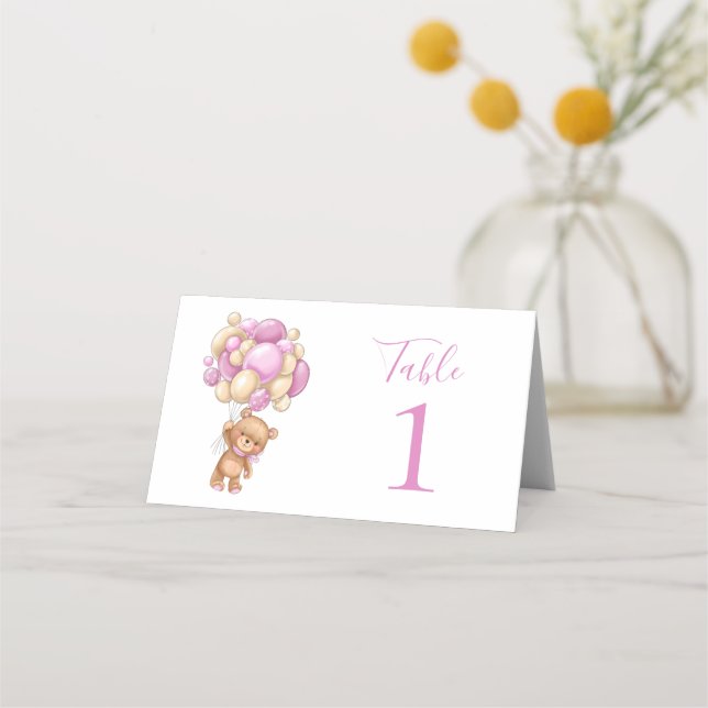 Tarjeta De Asiento Cartas de la plaza de peluche de Teddy Bear absolu (Reverso)