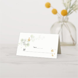 Tarjeta De Asiento Cartas de los lugares botánicos pradera verde y do