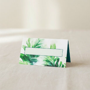 Tarjeta De Asiento Cartas de lugar de la vegetación tropical