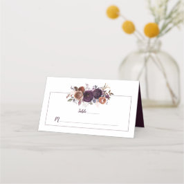 Tarjeta De Asiento Cartas rusas para el lugar de la manteca púrpura d