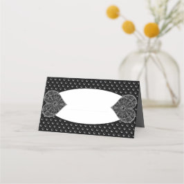 Tarjeta De Asiento Ceramic Lace Black