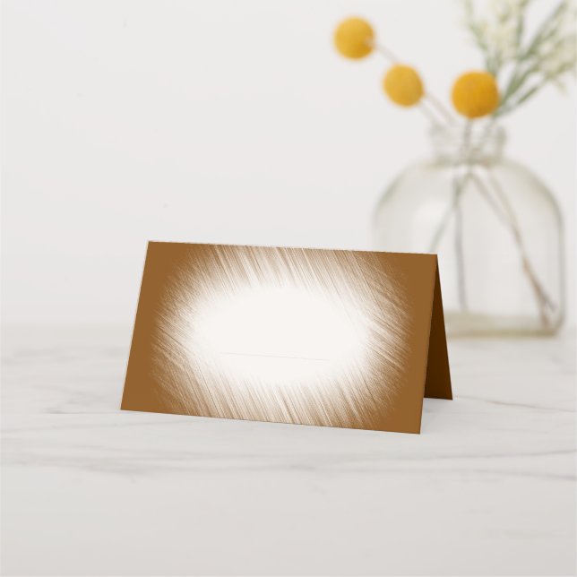 Tarjeta De Asiento Chocolate Place Card (Anverso)