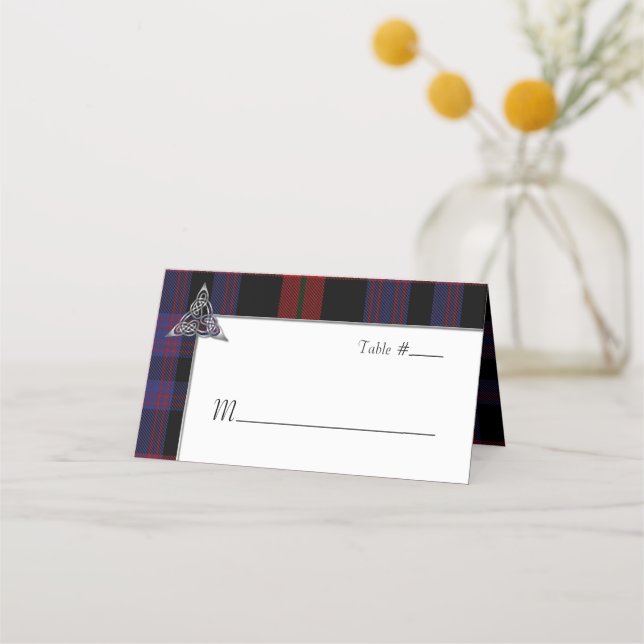 Tarjeta De Asiento Clan Brown Boda (Anverso)