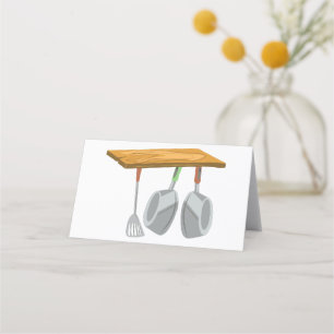 Tarjeta De Asiento Colgando ollas
