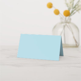 Tarjeta De Asiento Color claro azul sólido