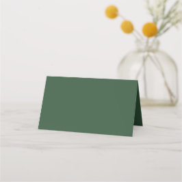 Tarjeta De Asiento Color negro verde esmeralda sólido