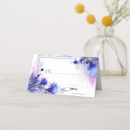 Tarjeta De Asiento Con una cita en la parte trasera 💙 Cornflower Rev