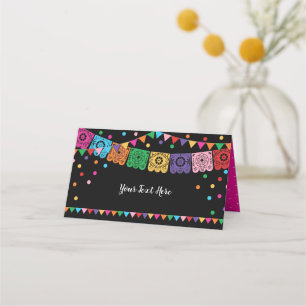 Tarjeta De Asiento Confetti de la Fiesta Mexicana