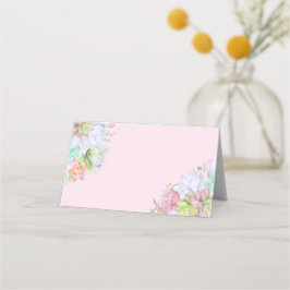 Tarjeta De Asiento Corona de bienvenida de vegetación suculenta para 